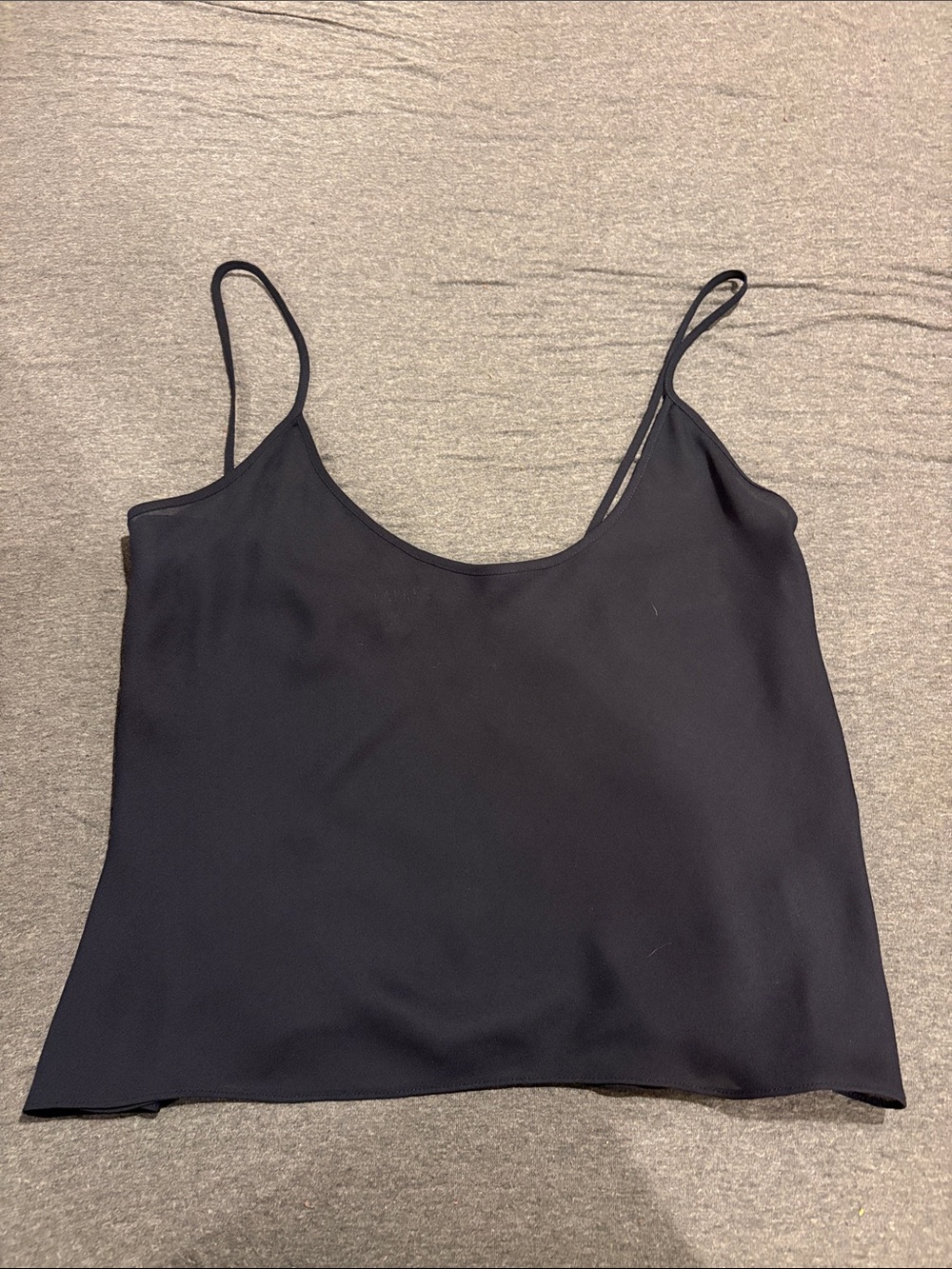 Ralph Lauren Black Silk Spaghetti Strap Cami